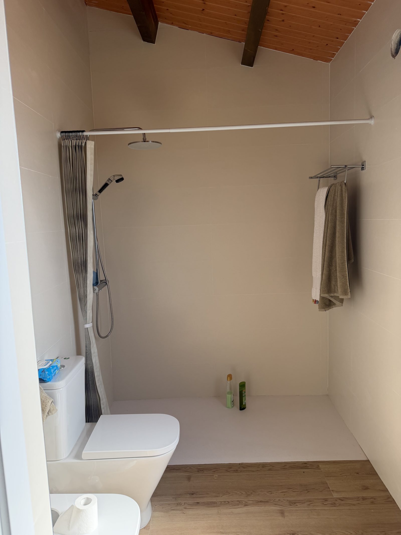 Ducha del baño en suite de la habitación principal
