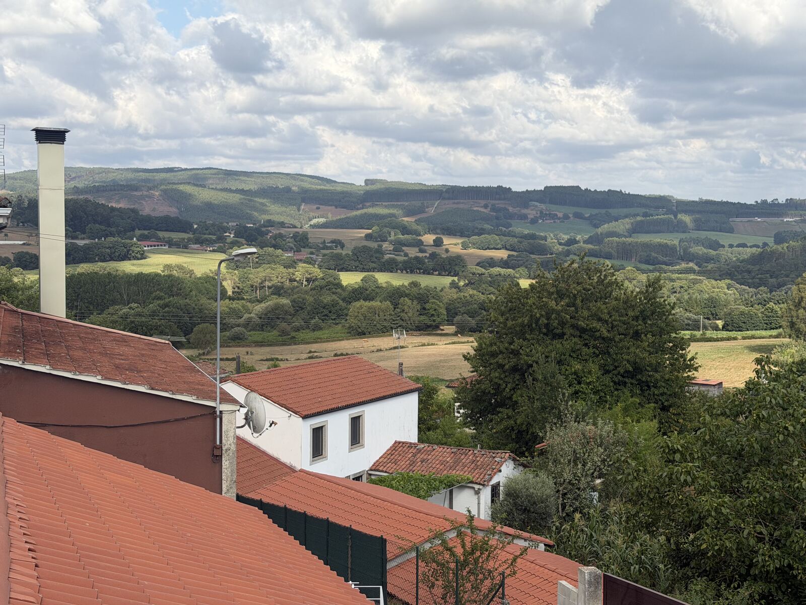Vistas al valle desde la casa